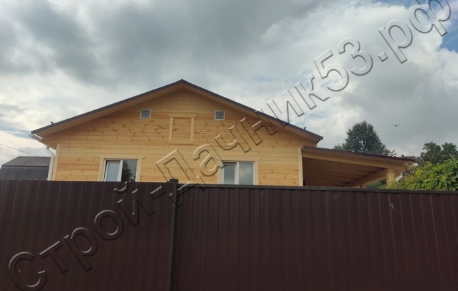 4 Каркасно-щитовой дом Д-150, 8х7м, 56 М², Московская область, Рузский район, СНТ «Томшина гора» (7)